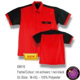 Dartshirt Bulls - Red / Black Dartshirt Bulls - Red / Black