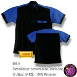 Dartshirt Bulls - Black / Blue Dartshirt Bulls - Black / Blue