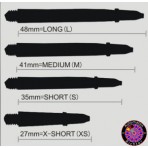 Proplast Shaft Transparent Pink, 2BA Proplast Shaft Transparent Pink, 2BA