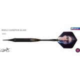 Soft Tip Darts Unicorn - Black Brass Phil Taylor