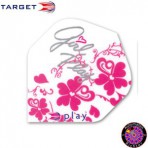 Target Pro 100 Standard Double Sided Design Girl Play - Rose