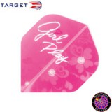 Target Pro 100 Standard Double Sided Design Girl Play - Rose