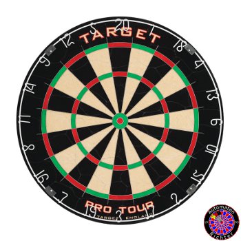 Dartboard Bristle Target Pro Tour Adrian Lewis