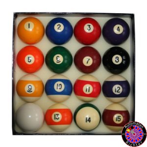 Poolball - Favorit Satz - Queueball 60,20mm