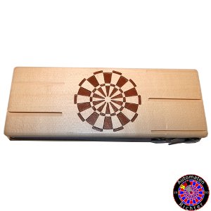 Darttasche aus Holz - Gravierbar - Ahorn