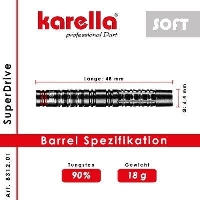 Softtip Dart Karella - SuperDrive