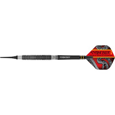 Soft Dartpfeil Set Red Dragon - Peter Wright Snakebite SE Double World Champion Black