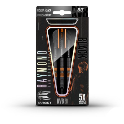 Softtip Dart Target - Raymond van Barneveld RVB80 Black Tungsten