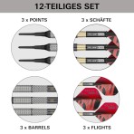 Soft Dartpfeil Set Target - Stephen Bunting Gen5 Void