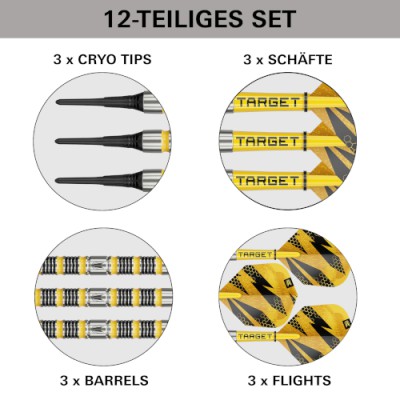 Soft Dartpfeil Set Target - Buzz 11