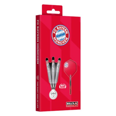 Steel Dartpfeil Set Bull`s - FC Bayern München Tungsten