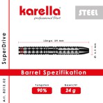 Steel Dartpfeil Karella - SuperDrive