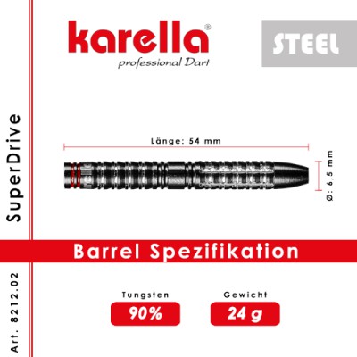 Steel Dartpfeil Karella - SuperDrive