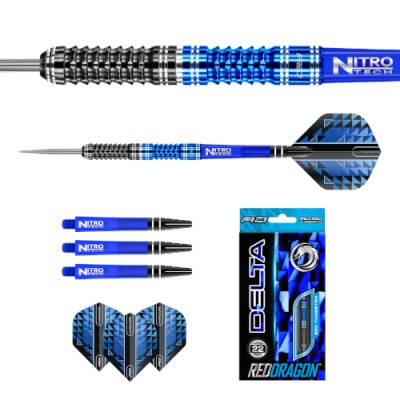 Steel Dartpfeil Set Red Dragon - Delta 1