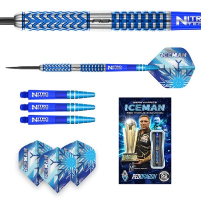 Steel Dartpfeil Set Red Dragon - Gerwyn Price Glacier