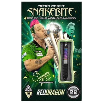 Steel Dartpfeil Set Red Dragon - Peter Wright Corra