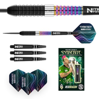 Steel Dartpfeil Set Red Dragon - Peter Wright Corra