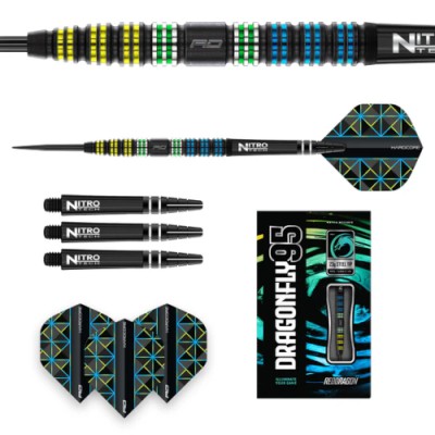 Steel Dartpfeil Set Red Dragon - Dragonfly 95 Tapered