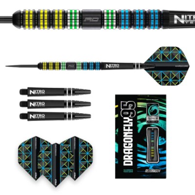 Steel Dartpfeil Set Red Dragon - Dragonfly 95 Parallel