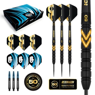 Steel Tip Dart Red Dragon - Gerwyn Price 50 Year Player Edition