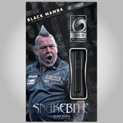 Steel Tip Dart Red Dragon - Peter Wright Black Mamba