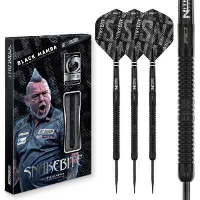 Steel Tip Dart Red Dragon - Peter Wright Black Mamba