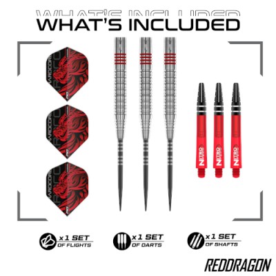 Steel Dartpfeil Set Red Dragon - Jonny Clayton Original 2.0