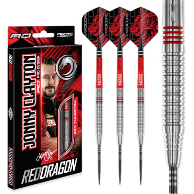Steel Dartpfeil Set Red Dragon - Jonny Clayton Original 2.0
