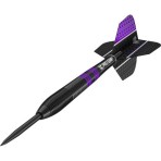Steel Dartpfeil Set Target - Vapor 8 black lila