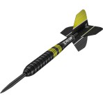 Steel Dartpfeil Set Target - Vapor 8 black gelb