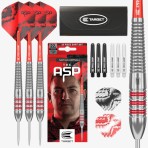 Steel Dartpfeil Set Target - Nathan Aspinall Messing