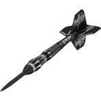 Steel Dartpfeil Set Target - Phil Taylor Power 8Zero Black Titanium