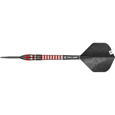 Steel Dartpfeil Set Target - Nathan Aspinall Black 90 Swiss Point