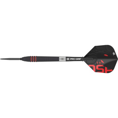 Steel Dartpfeil Set Target - Nathan Aspinall Black Swiss Point