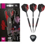 Steel Dartpfeil Set Target - Nathan Aspinall Black Swiss Point