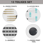Steel Tip Dart Target - Rob Cross 95K Swiss Point