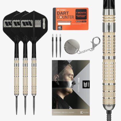 Steeltip Dart Target - Dimitri van den Bergh 95k SP