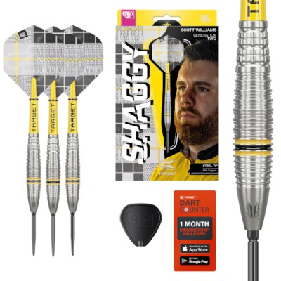 Steel Dartpfeil Set Target - Scott Williams Gen2 SP