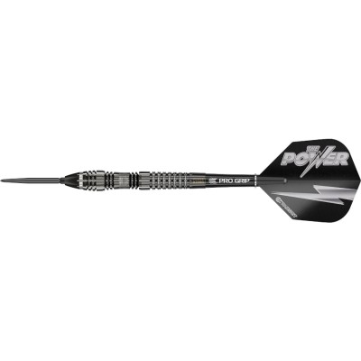 Steel Dartpfeil Set Target - Phil Taylor Power 8 Zero Black 4 SP