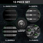 Steel Dartpfeil Set Target - Star Wars Tie Fighter SP