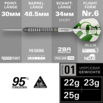 Steel Dartpfeil Set Target - Charlie Manby SP Steel Dartpfeil Set Target - Charlie Manby SP