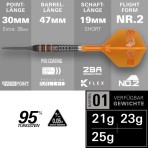 Steel Dartpfeil Set Target - Raymond van Barneveld 95k SP Steel Dartpfeil Set Target - Raymond van Barneveld 95k SP