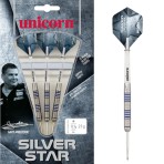 Steel Dartpfeil Unicorn - Silver Star Gary Anderson