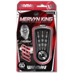 Steel Dartpfeil Set Winmau - Mervyn King Schwarz