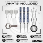 Steel Dartpfeil Set Winmau - Lunaris Parallel Switch Point