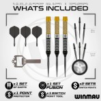 Steel Dartpfeil Set Winmau - Exion Parallel Switch Point