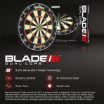 Dartboard Bristle Winmau Blade 6 Dual Core