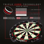 Dartboard Bristle Winmau Blade 6 Triple Core Carbon