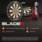 Dartboard Bristle Winmau Blade 6 Dual Core