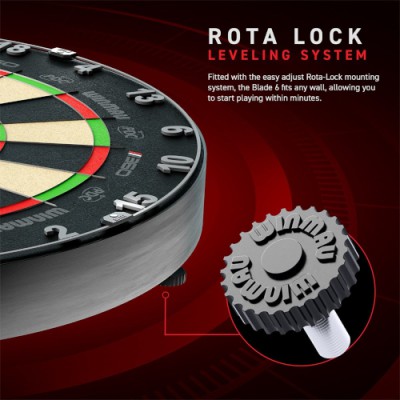 Dartboard Bristle Winmau Blade 6 Triple Core 360